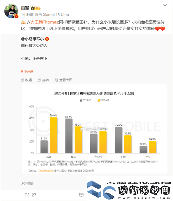 小米國補(bǔ)關(guān)注度登頂！王騰揭秘